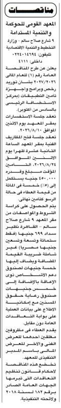 المعهد القومي للحوكمة والتنمية المستدامة