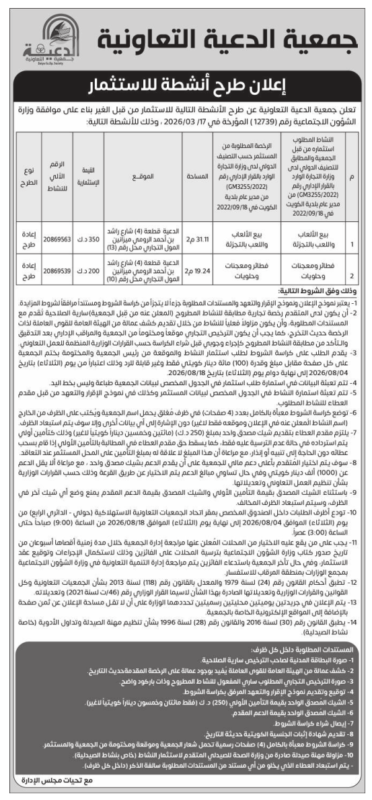 الفرص الاستثمارية في الكويت 2026 .. السفارة السعودية والجمعيات التعاونية وبلدية الكويت تطرح مزايدات وأنشطة استثمارية جديدة
